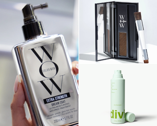 Favorite hair products cover photo collage