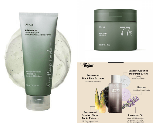 Korean Skincare cover photo collage