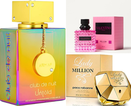 “Scents that turn heads without saying a word 💎🌸” cover photo collage