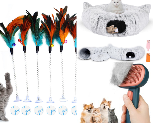 Spoiled Furrbabiez essentials ✨️ cover photo collage