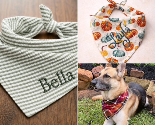 My Dog Hates Costumes So I Found Bandanas He Actually Tolerates cover photo collage