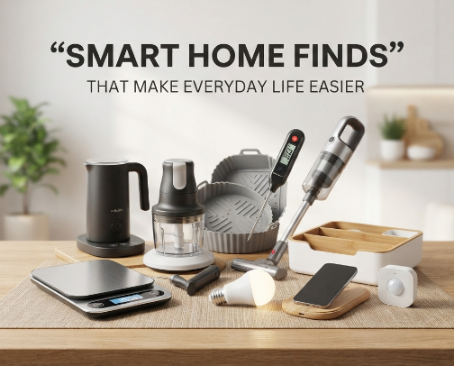 Smart Home Finds That Make Everyday Life Easier cover photo collage