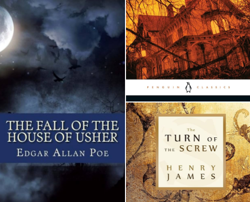 Haunted Houses in Literature cover photo collage