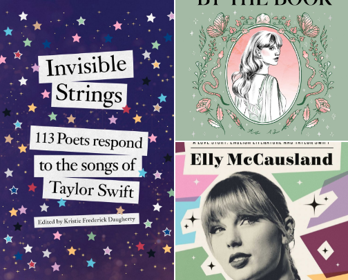 Poetry, Biography, and Fiction for Bookish Swifties cover photo collage