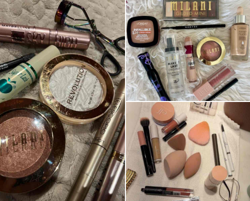 affordable makeup 💄 cover photo collage