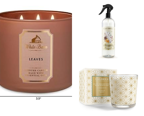 Scents I love for a warm & welcoming home 🕯️ cover photo collage