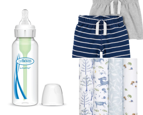 Newborn essentials cover photo collage