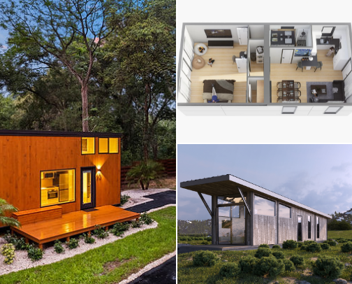 Tiny homes cover photo collage