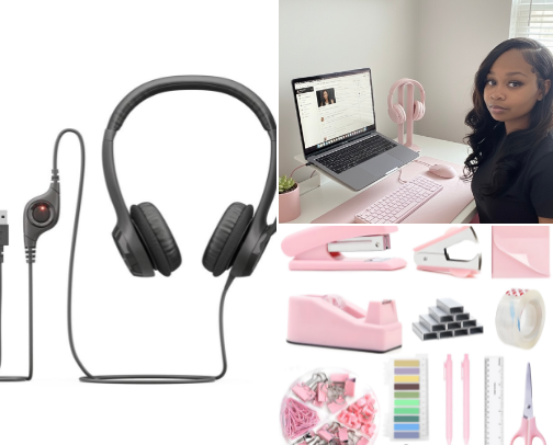 What you’ll find in my home office! cover photo collage