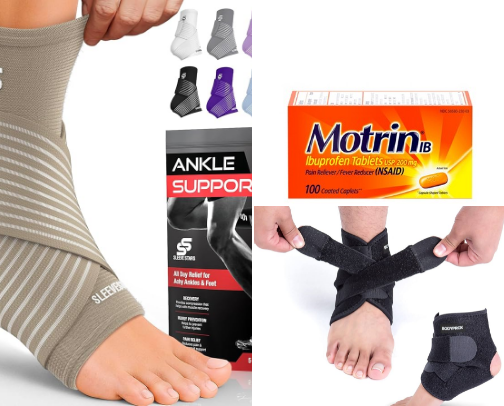 Sprained Ankle? Here’s Your Must-Haves! cover photo collage
