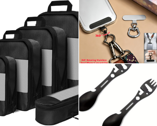 Items I couldn't imagine travelling without cover photo collage