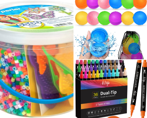 Sanity Savers for Summer with Kids ☀️🎨 cover photo collage