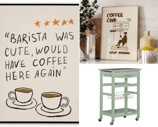 classic coffee bar! cover photo collage