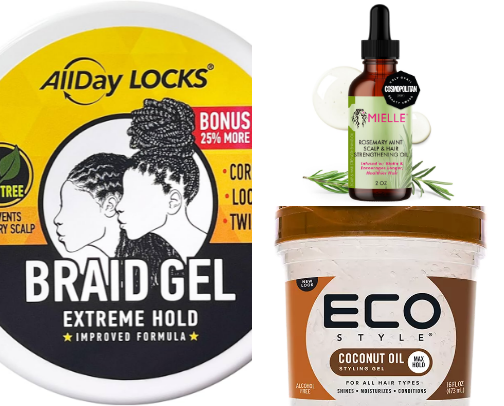 My favorite hair products cover photo collage