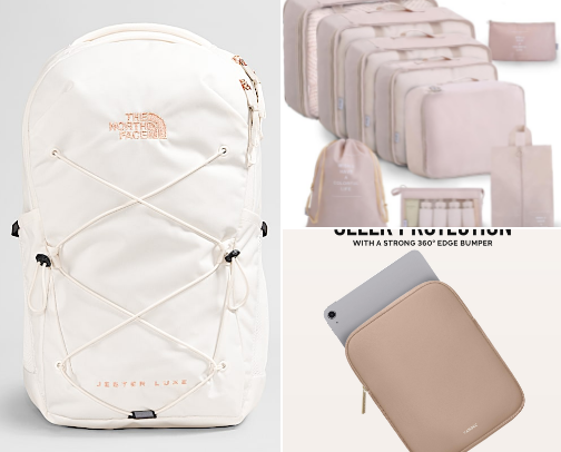 “Packing is so stressful” not anymore babe!! 💕 cover photo collage