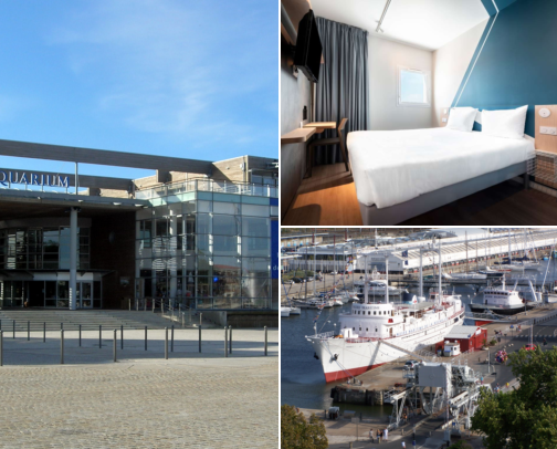 A hotel I’d happily choose for this trip, My Favorite Things to See, Do & Enjoy by the Sea La Rochelle, France cover photo collage