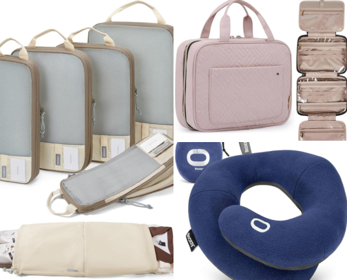 Carry-On Must-Haves for Moms cover photo collage