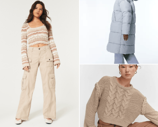 Winter fashion finds❄️ cover photo collage