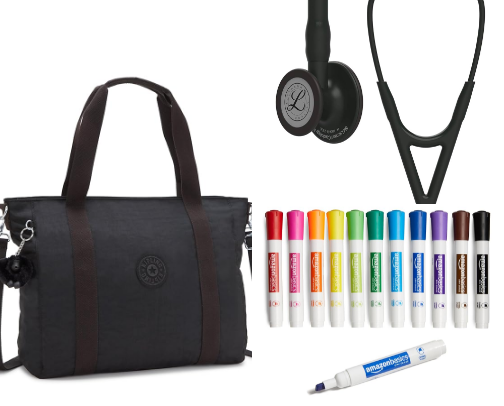 ER/Peds RN bag cover photo collage