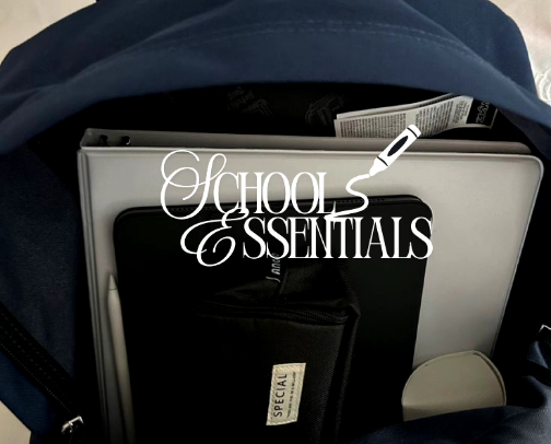 School essentials cover photo collage