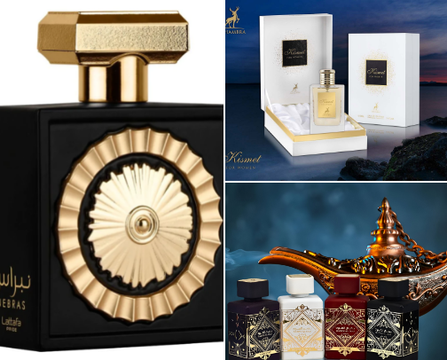 ARABIAN FRAGRANT QUEENS FOR LESS cover photo collage