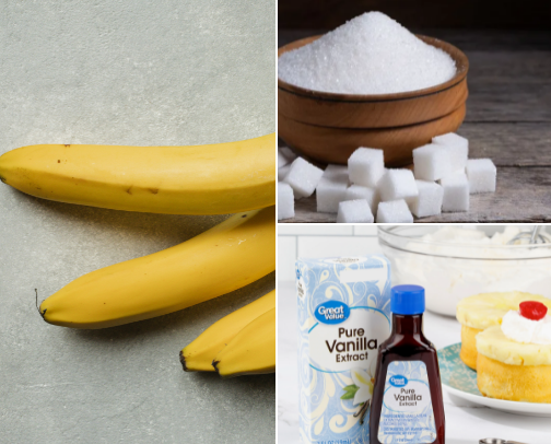DIY banana bread 🍞🍌💛 cover photo collage