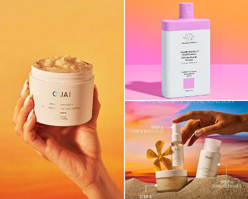 the clear skin collection 🫧 cover photo collage
