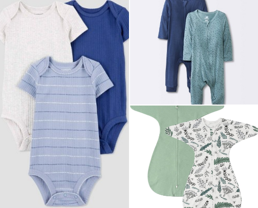 Baby’s wardrobe cover photo collage