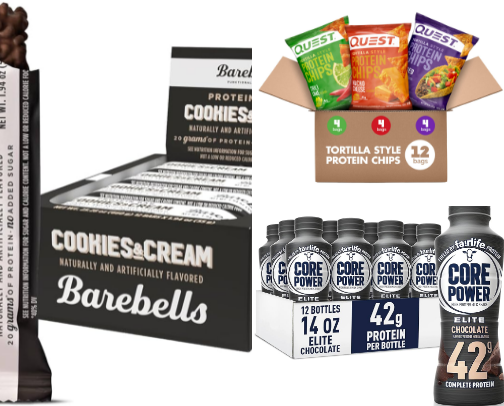 Fav high protein snacks cover photo collage
