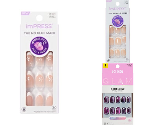 The BEST press on NAILS 💅🏻 ✨ cover photo collage