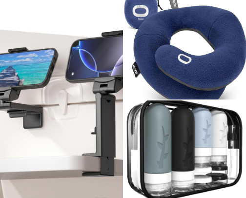 Travel Essentials & Smart Travel Finds cover photo collage