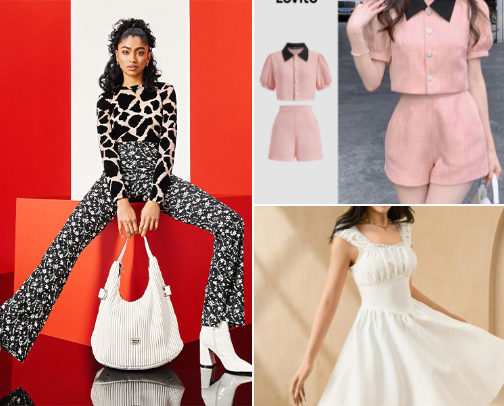 Fashion style cover photo collage