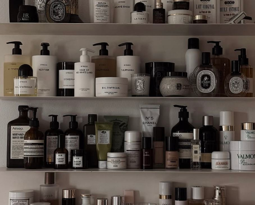 skincare cover photo collage