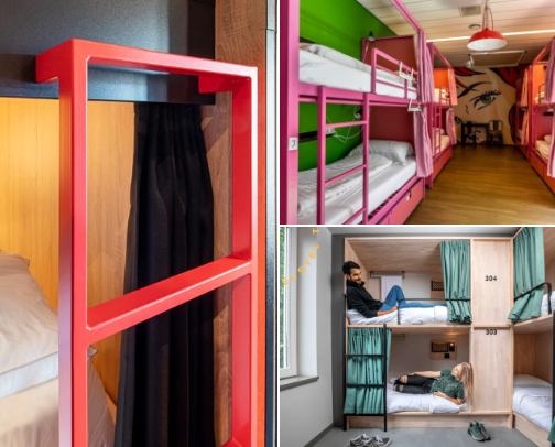 Europe solo travel stays: cute, social & safe cover photo collage