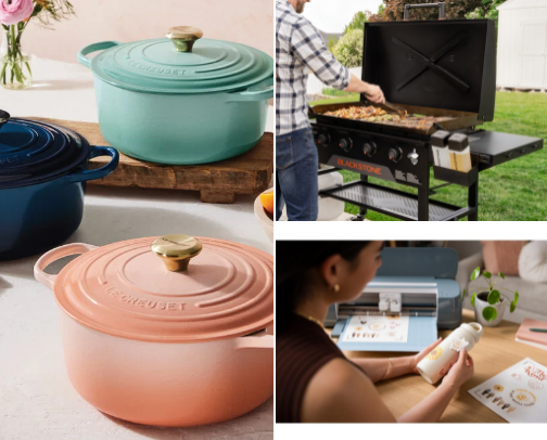 luxe wedding registry gifts for nearly-weds cover photo collage