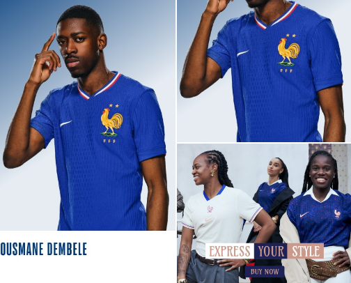 articles incontournables de la boutique officielle FFF – maillots, shorts & accessoires cover photo collage