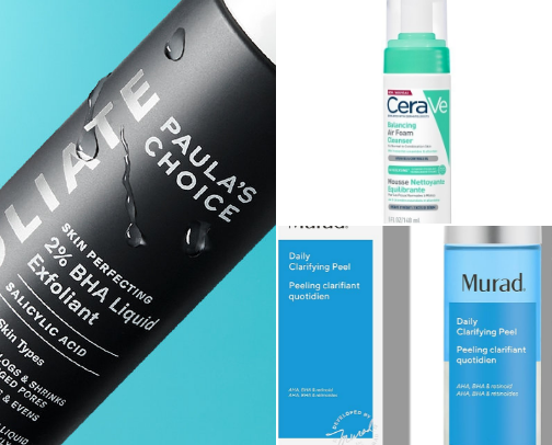 Skincare products for oily skin!Vogue’s favourite cover photo collage