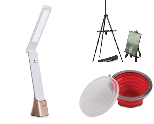 The Ultimate On-the-Go Art Essentials 🎨🖌🎒 cover photo collage
