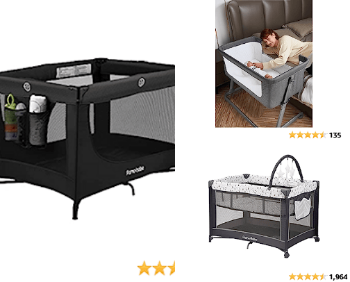 Travel bassinet cover photo collage