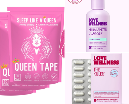 Feminine and Personal Care Must Haves cover photo collage