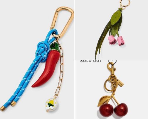 Bag Charms cover photo collage