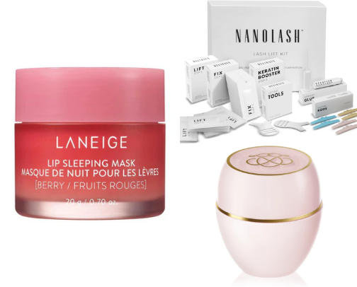 Skin&lip care cover photo collage