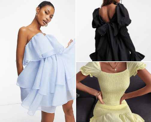 dresses to look cute 🥰 cover photo collage