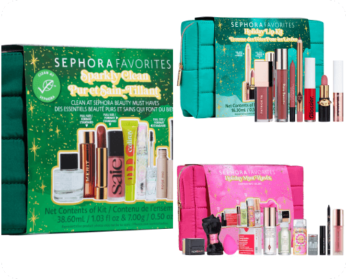 Sephora Holiday Sets cover photo collage