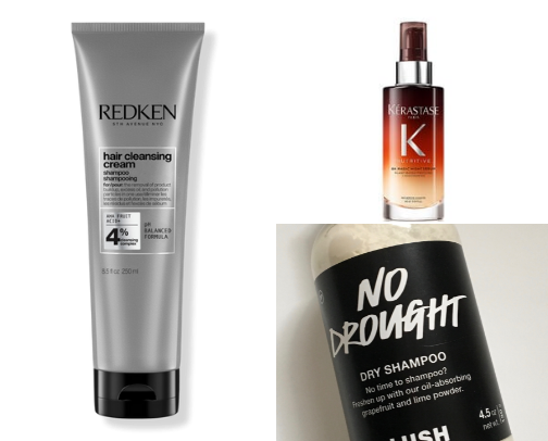 hair care cover photo collage