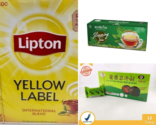 The best tea to maintain our health. Live healthy every day cover photo collage