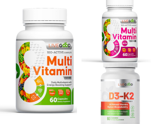 Livegood health suplements cover photo collage
