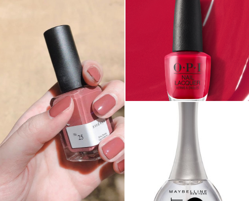 Nail polish cover photo collage