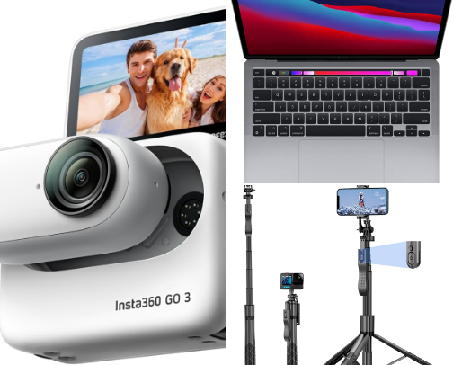 Home electronics cover photo collage