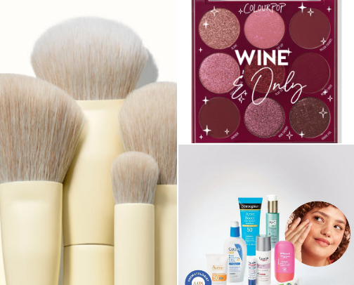 My favorite beauty recs cover photo collage